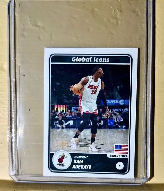 2023-24 Bam Adebayo Panini NBA Basketball #61 Global Icons Sticker