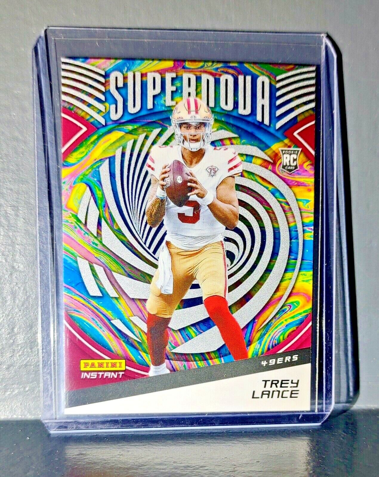 Trey Lance 2021 Panini NFL Instant Supernova #21 Rookie Football Card 1 of 3357