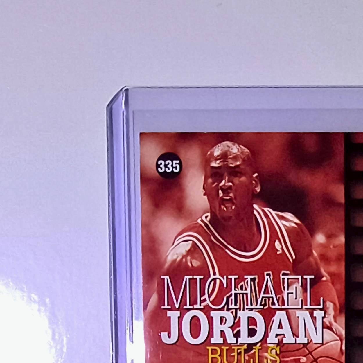 Michael Jordan 1996-97 Hoops Career Best Game #335 Basketball Card Chicago Bulls
