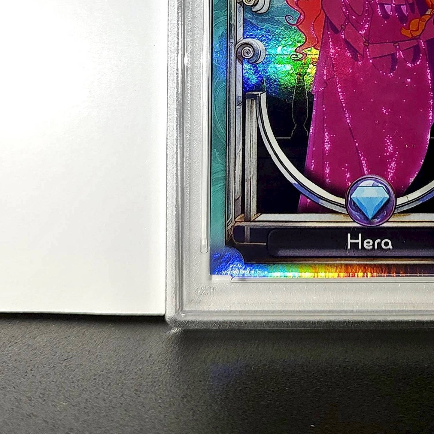 Hera 2025 Topps Disney Wonder #135 Diamond Card Hercules PSA 7