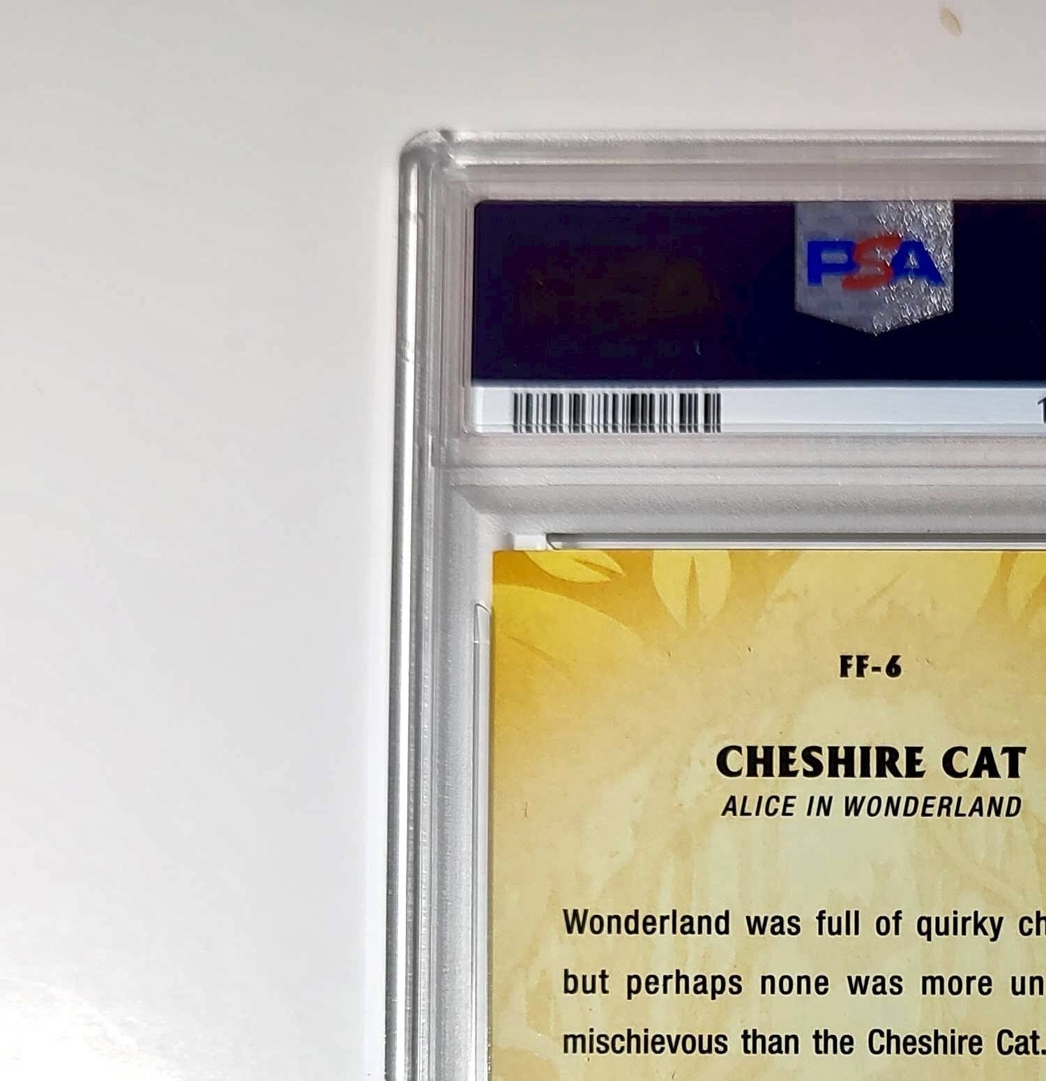 Cheshire Cat 2025 Topps Disney #FF-6 Furry Friends Card PSA 10