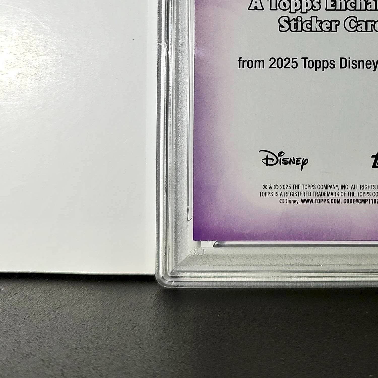 Asha 2025 Topps Disney #ES-25 Enchanted Sticker Card Wish PSA 8