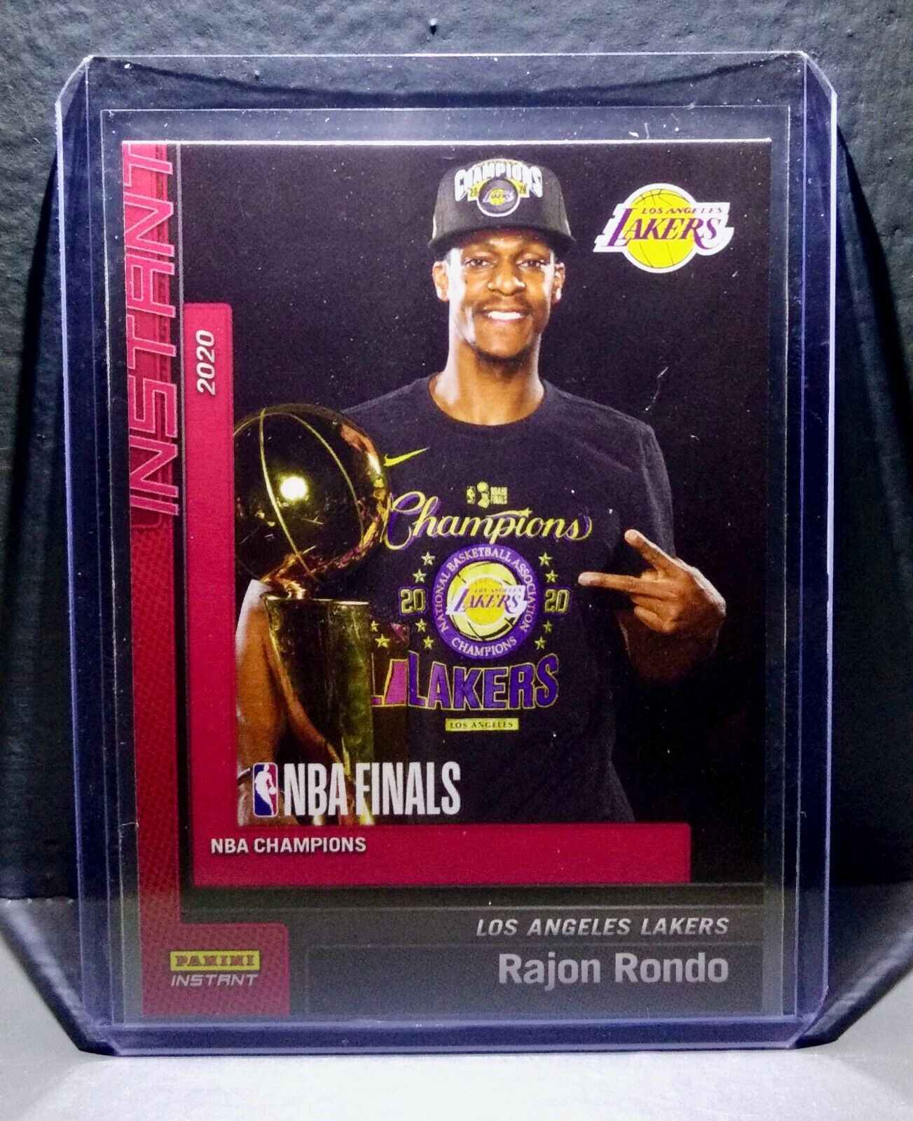 Rajon Rondo 2020 Panini LA Lakers NBA Champions #17 Basketball Card
