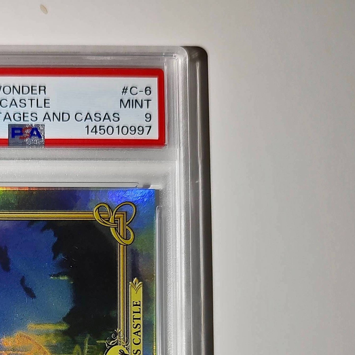 King Triton's Castle 2025 Topps Disney #C-6 Card The Little Mermaid PSA 9