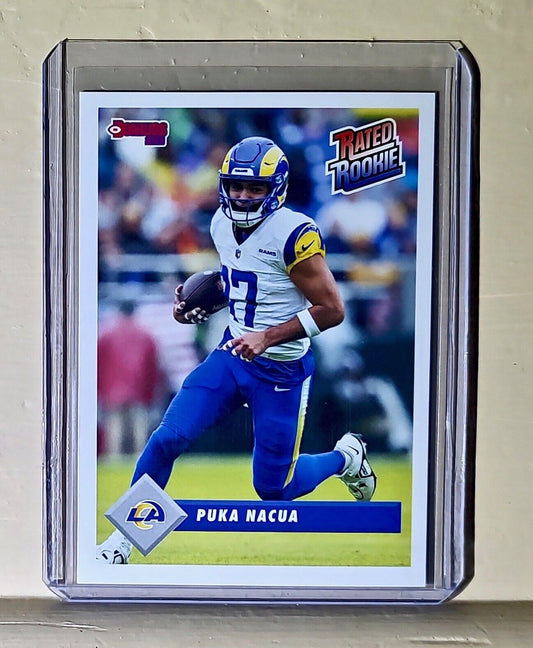 Puka Nacua 2023 Panini NFL Rated Rookie Retro #18 Football Card Rams 1/629