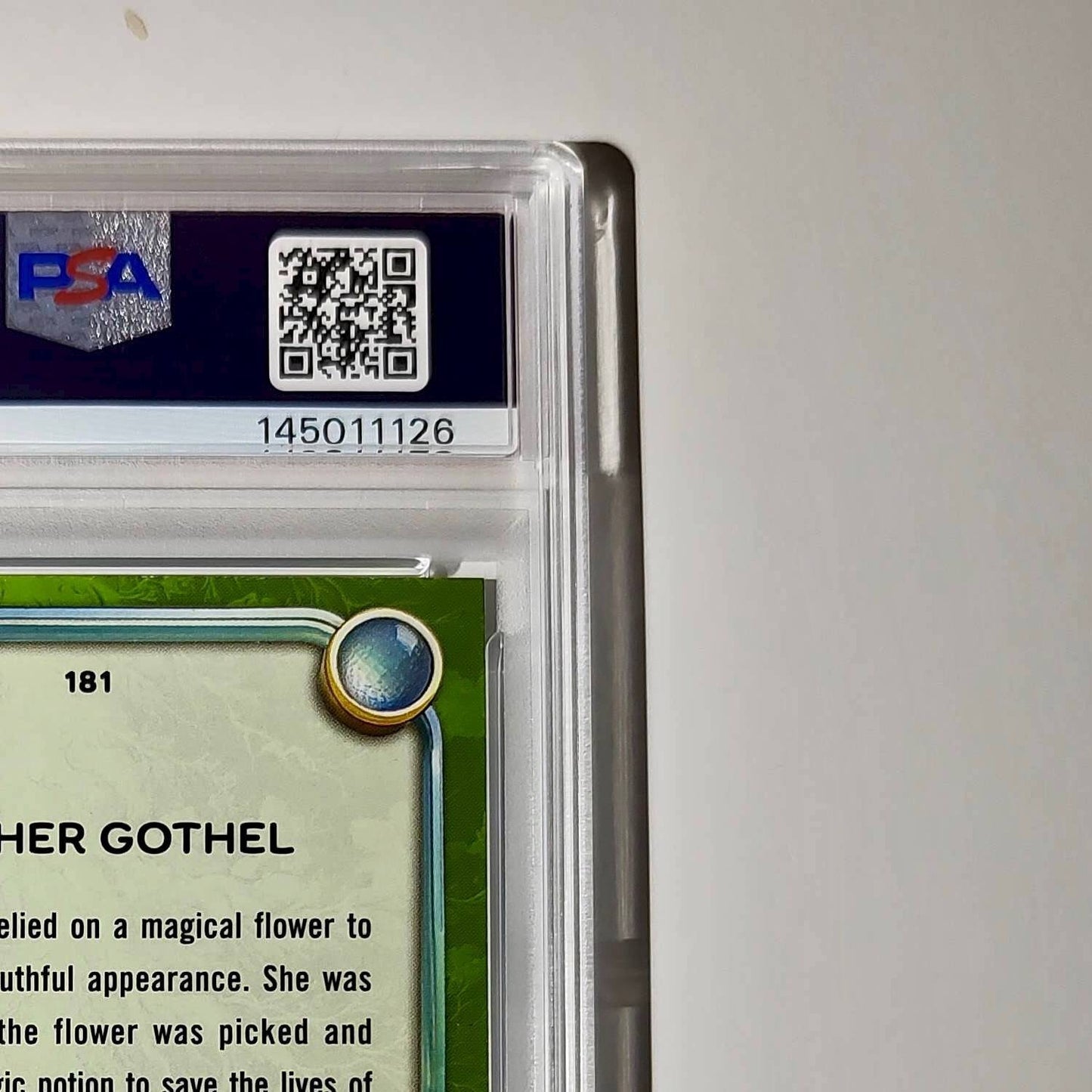 Mother Gothel 2025 Topps Disney Wonder #181 Card Tangled PSA 9