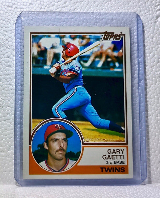 Gary Gaetti 1983 Topps MLB #431 Baseball Card Minnesota Twins