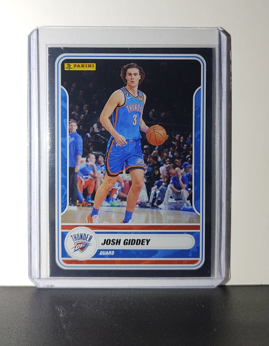 Josh Giddey 2023-24 Panini NBA Sticker Foil Card #55 Oklahoma City Thunder