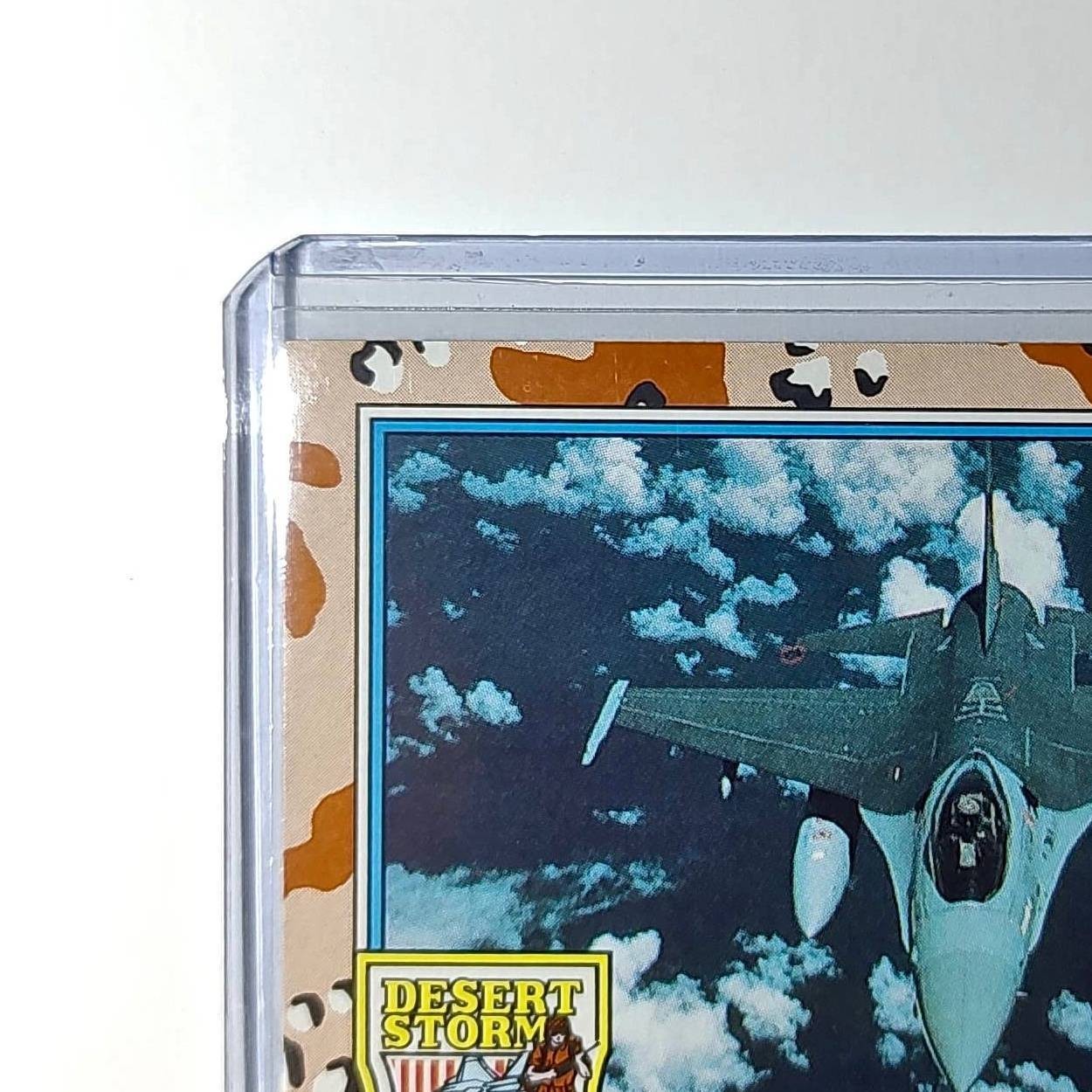 F-16 Fighting Falcon 1991 Topps Desert Storm #115 Card