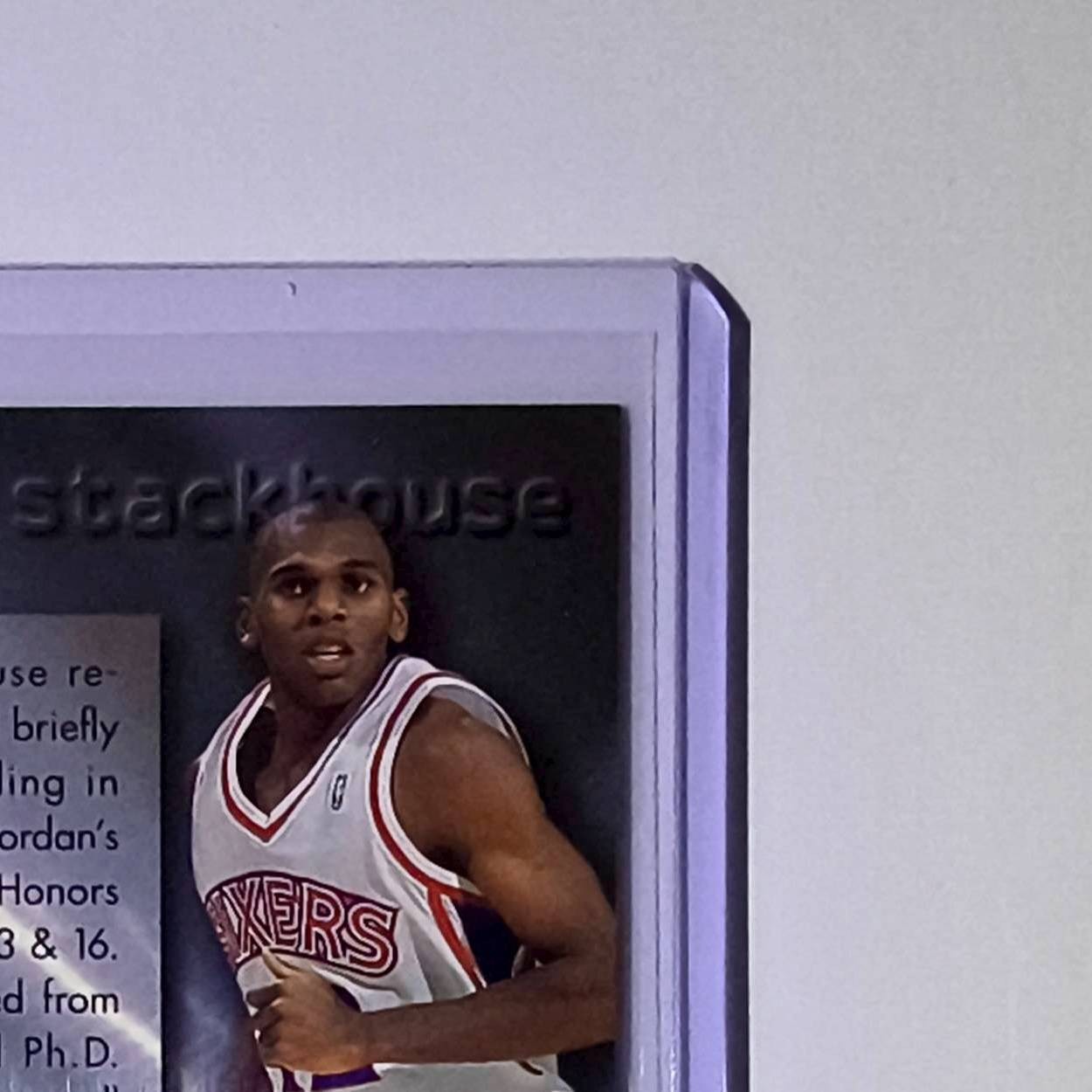 Michael Jordan / Jerry Stackhouse 1995-96 Fleer Metal Scrapbook #S-7 Bulls