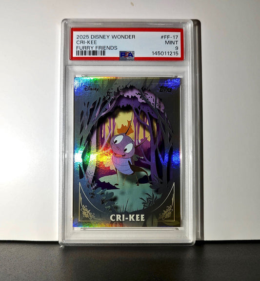Cri-Kee 2025 Topps Disney #FF-17 Furry Friends Card Mulan PSA 9