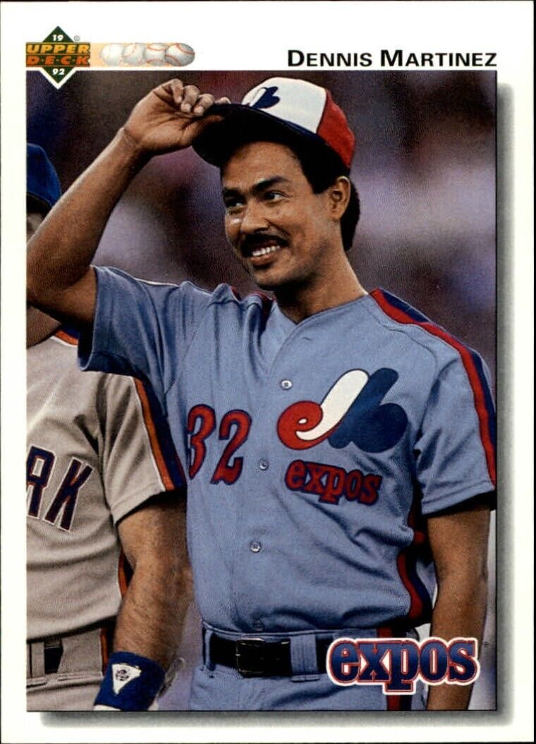 Dennis Martinez 1992 Upper Deck MLB #365 Baseball Card Montreal Expos