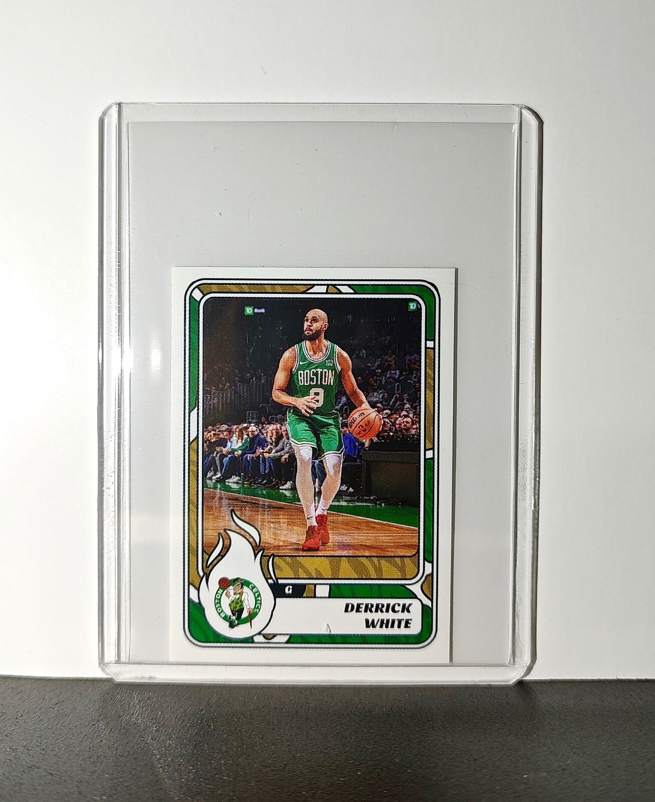Derrick White 2024-25 Panini NBA #116 Sticker Card Boston Celtics