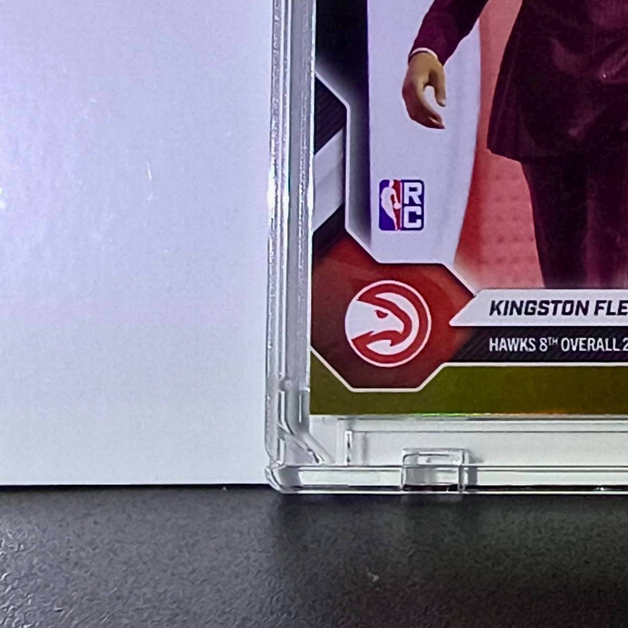 Kingston Flemings Rookie 2026-27 Topps NBA Draft Night Gold Foil 26/50 Hawks