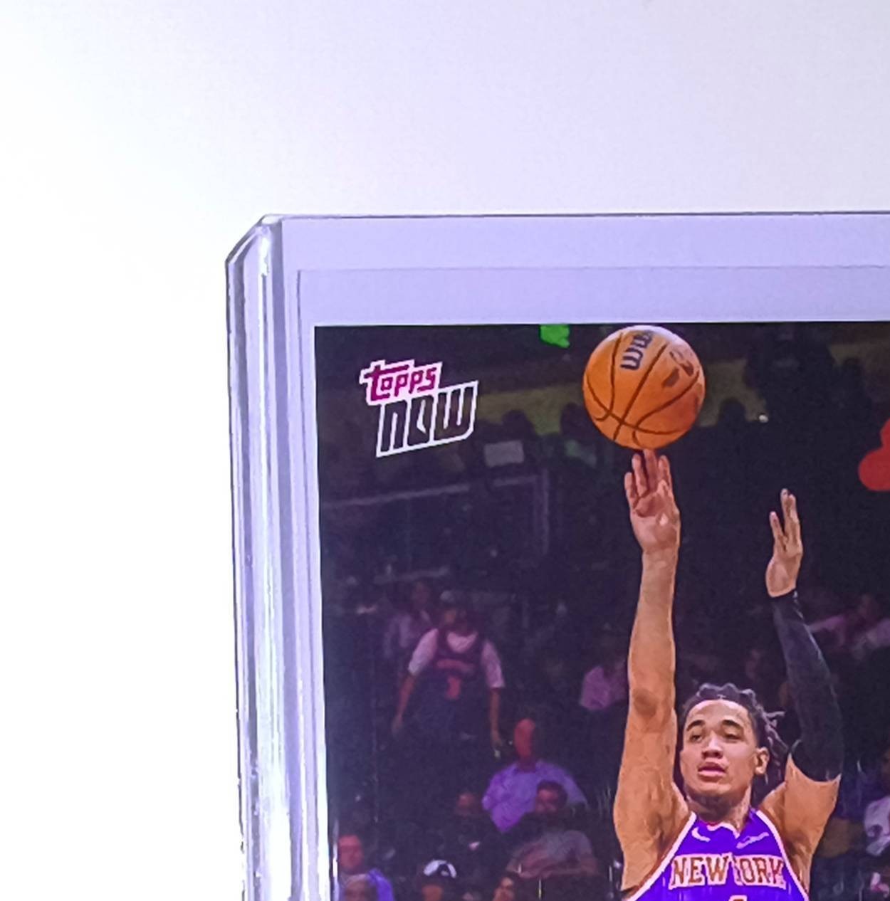 Pacome Dadiet 2026 Topps Now NBA Champions #C11 Card New York Knicks