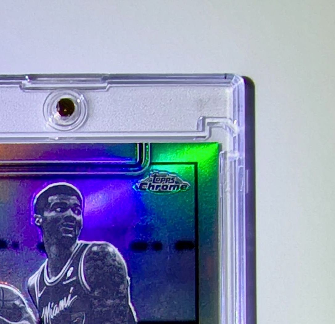 Kel’el Ware 2025-26 NBA Topps Chrome Update #112 Negative Refractor Card Heat