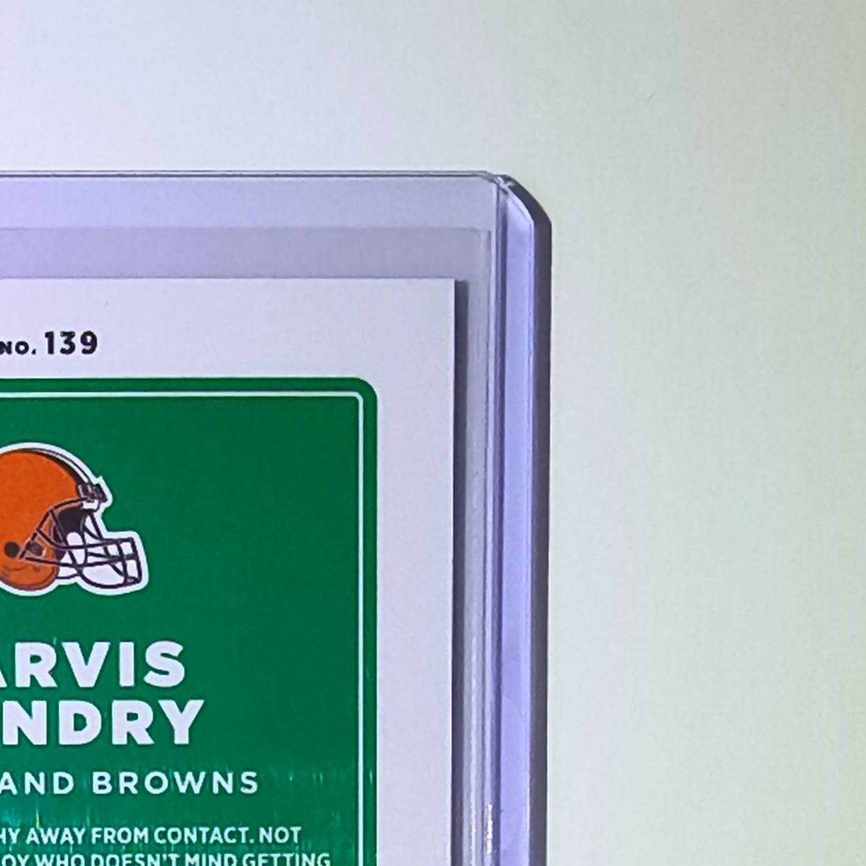 Jarvis Landry 2021 Panini Donruss Optic #139 Card Cleveland Browns