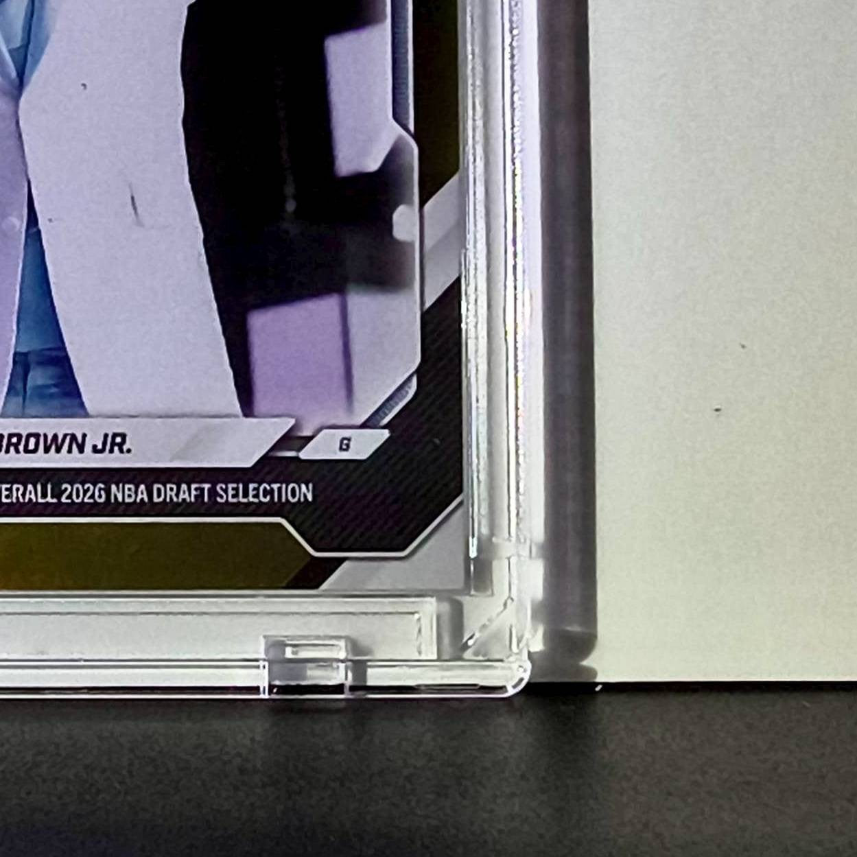 Mikel Brown Jr. Rookie 2026-27 Topps NBA Draft Night Gold Foil 15/50 Card Nets