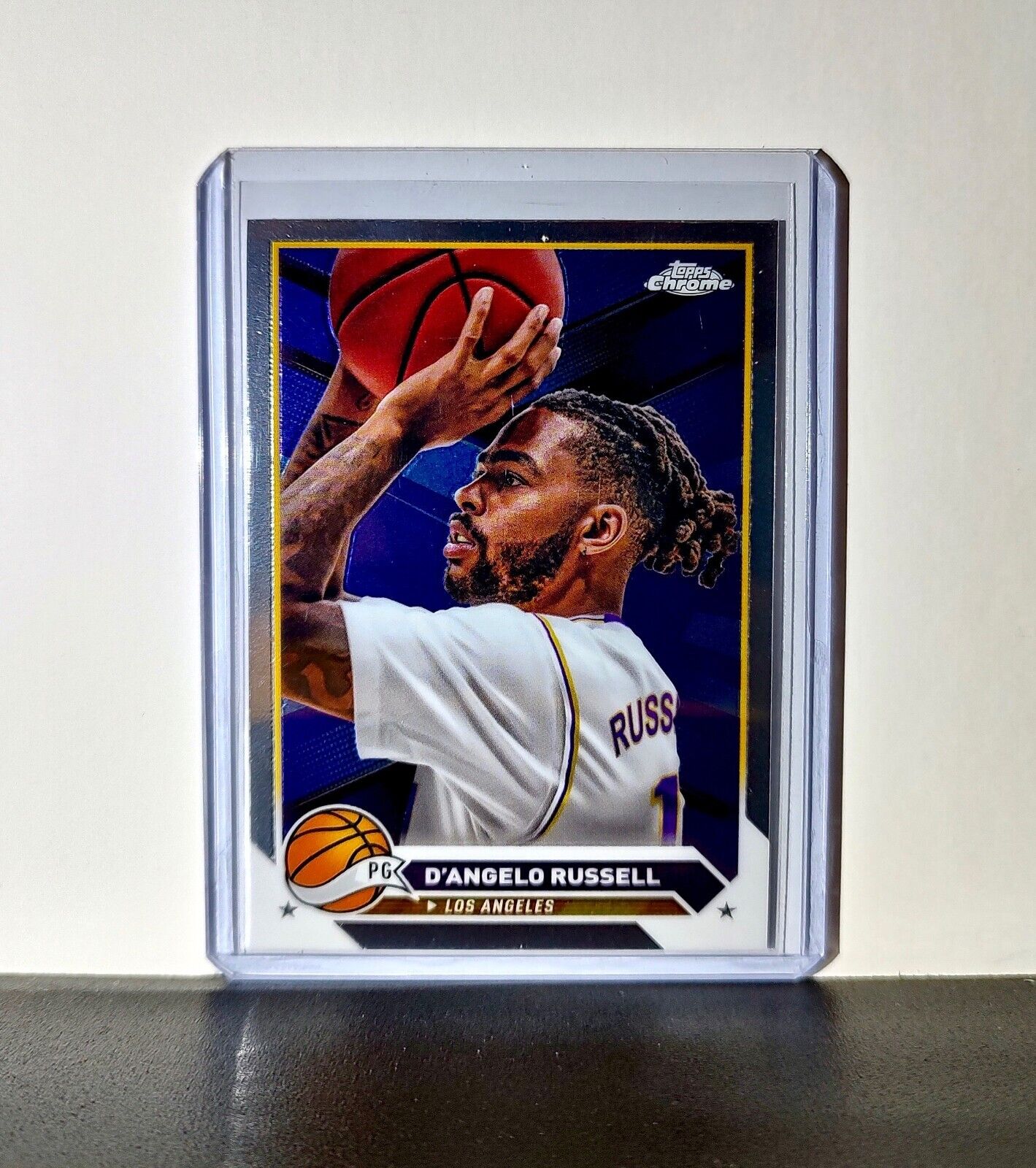 D’Angelo Russell 2023-24 Topps Chrome NBA #58 Card Los Angeles Lakers