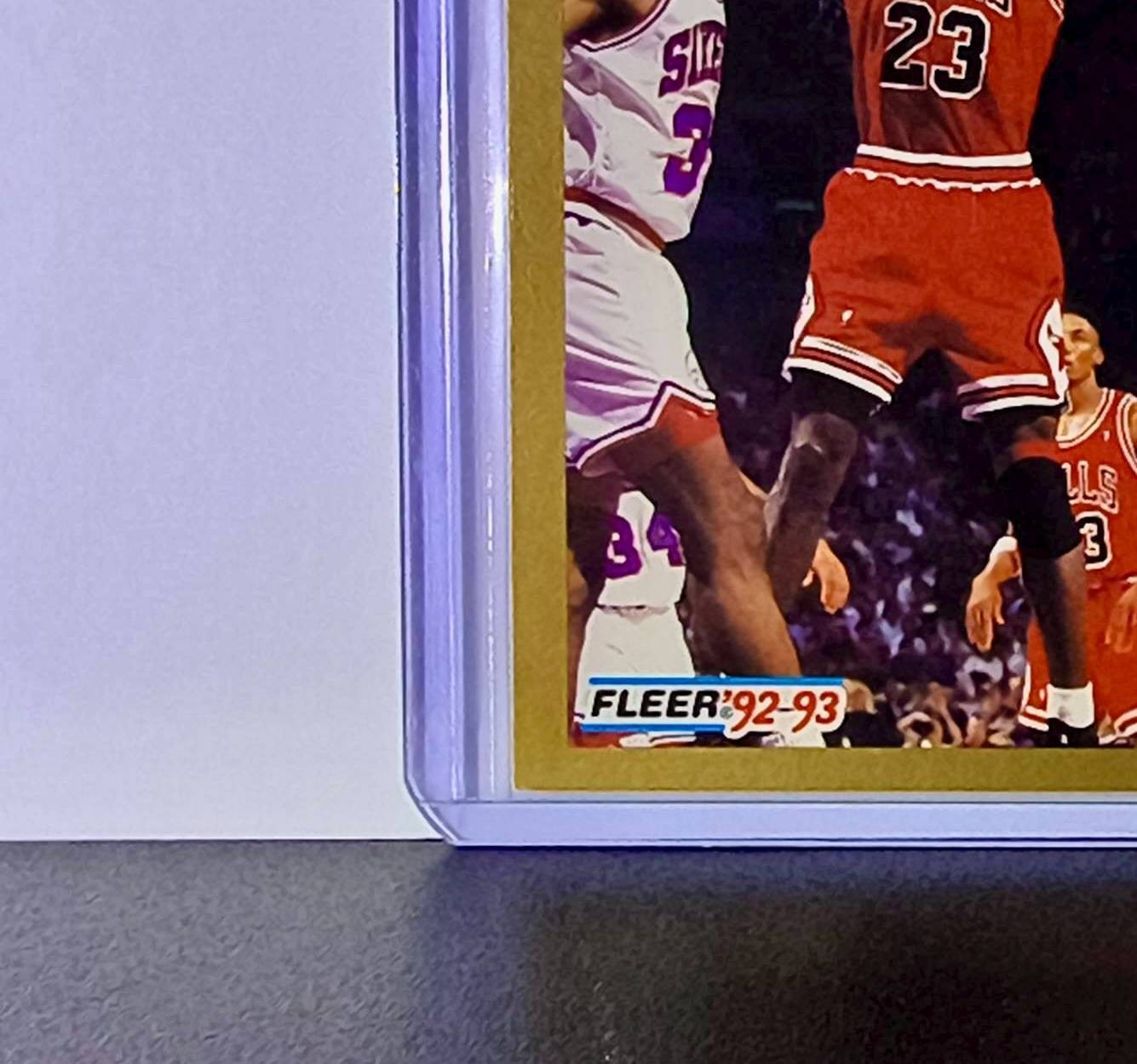 Michael Jordan 1992-93 Fleer League Leader #238 Basketball Card Chicago Bulls