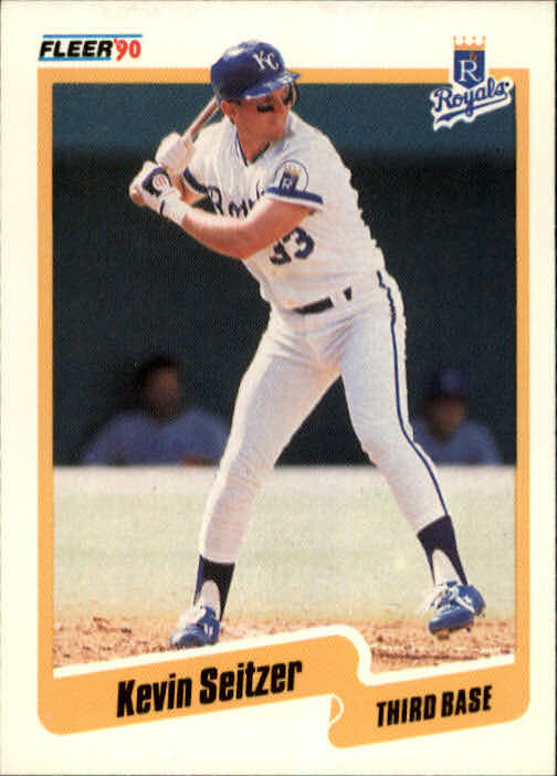 1990 Kevin Seitzer Fleer Baseball Card #117