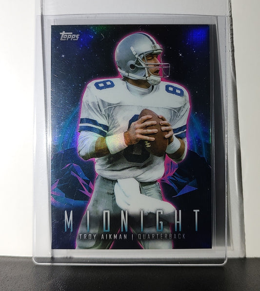 Troy Aikman 2023 Topps Midnight NFL #314 Card Dallas Cowboys