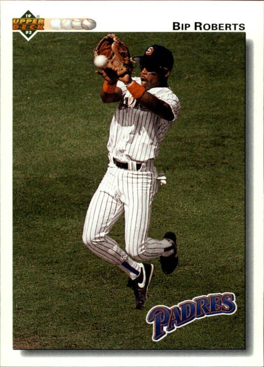 Bip Roberts 1992 Upper Deck MLB #141 Baseball Card San Diego Padres