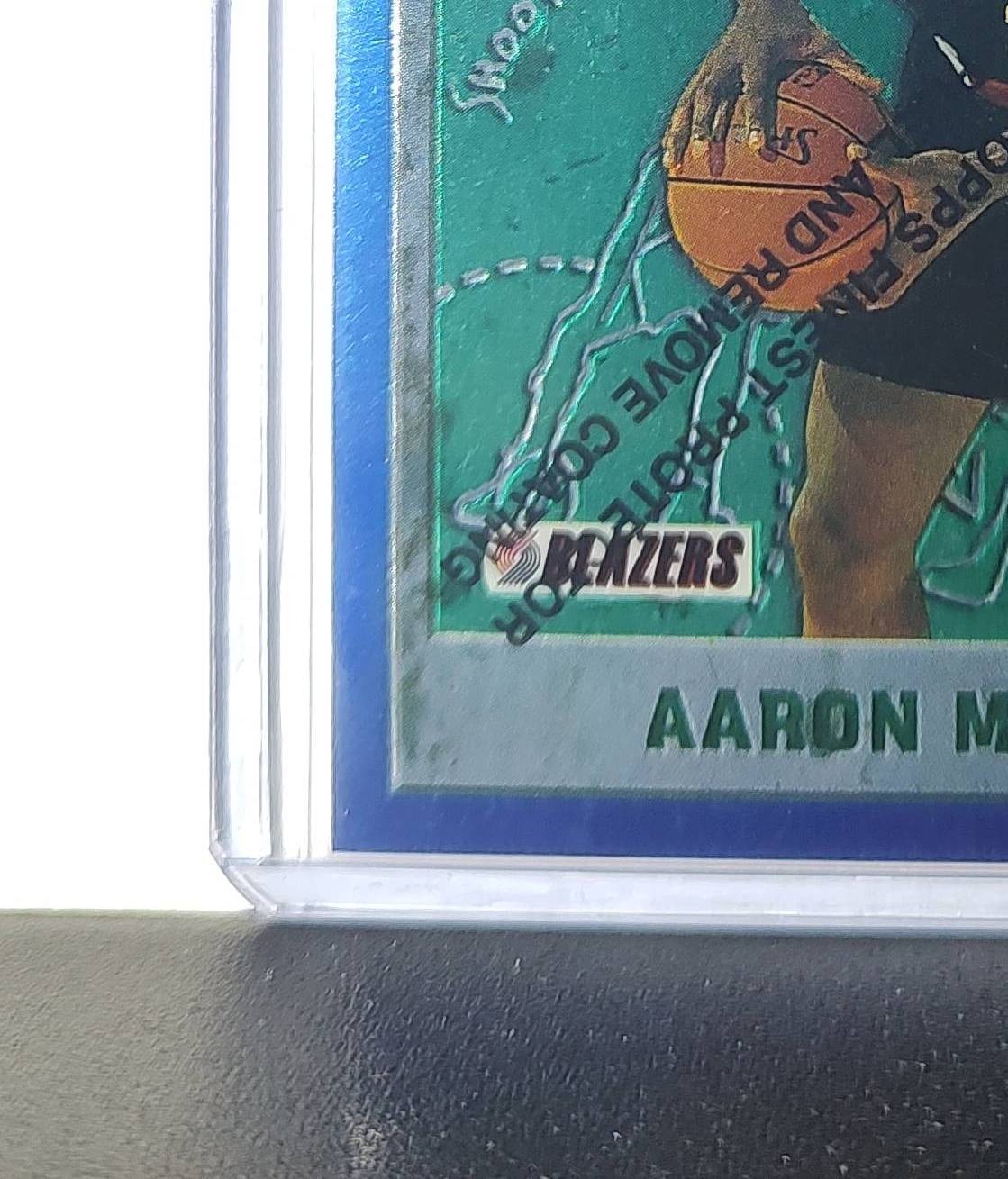 Aaron McKie 1995-96 Topps Finest NBA #196 Card Trail Blazers