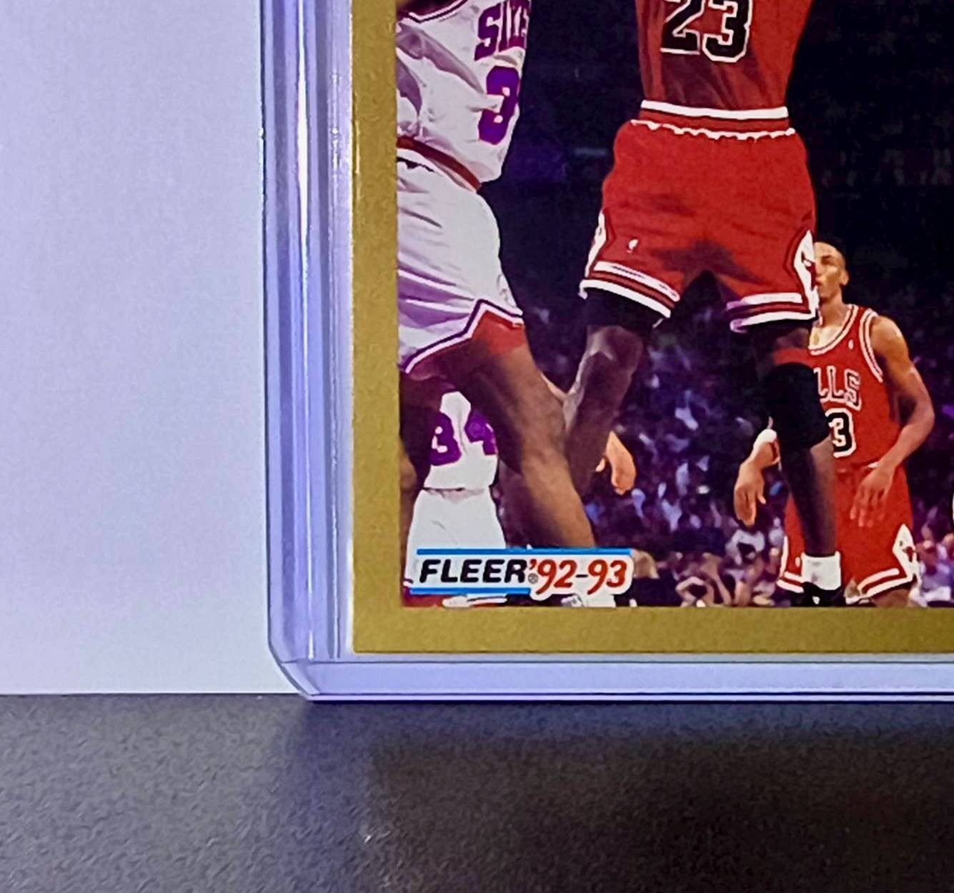 Michael Jordan 1992-93 Fleer League Leader #238 Basketball Card Chicago Bulls