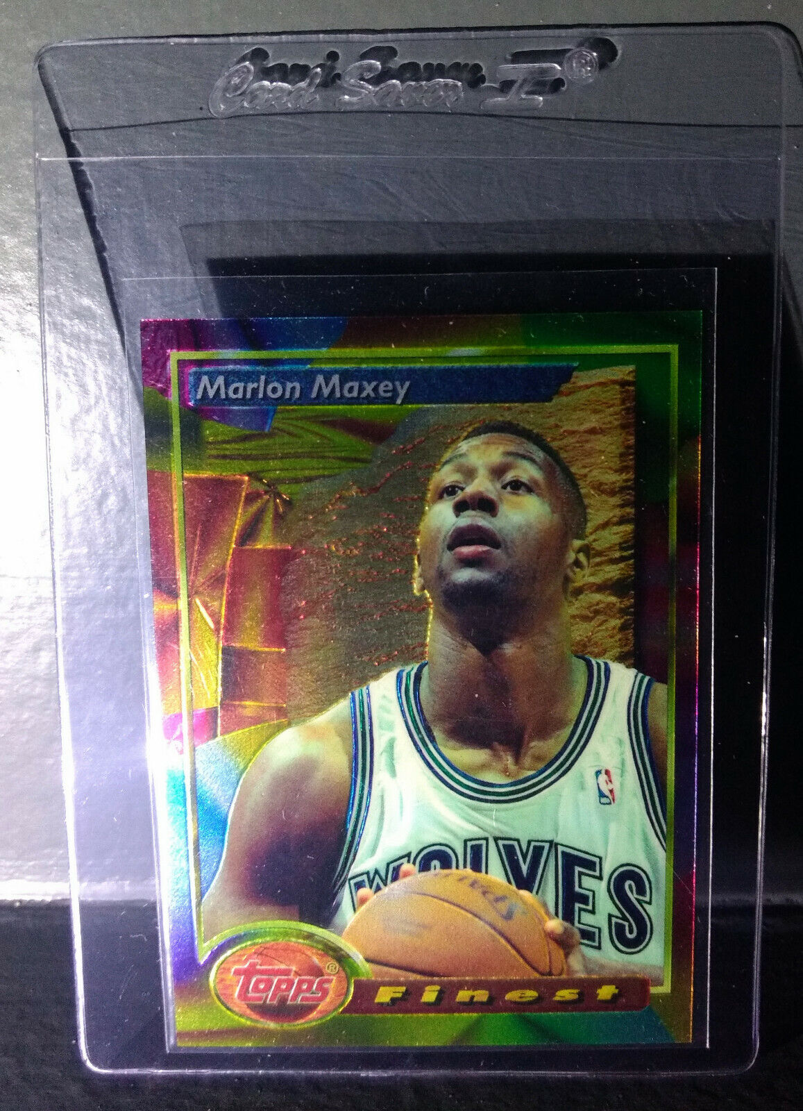 1993-94 Topps Finest Marlon Maxey #185 Basketball Card