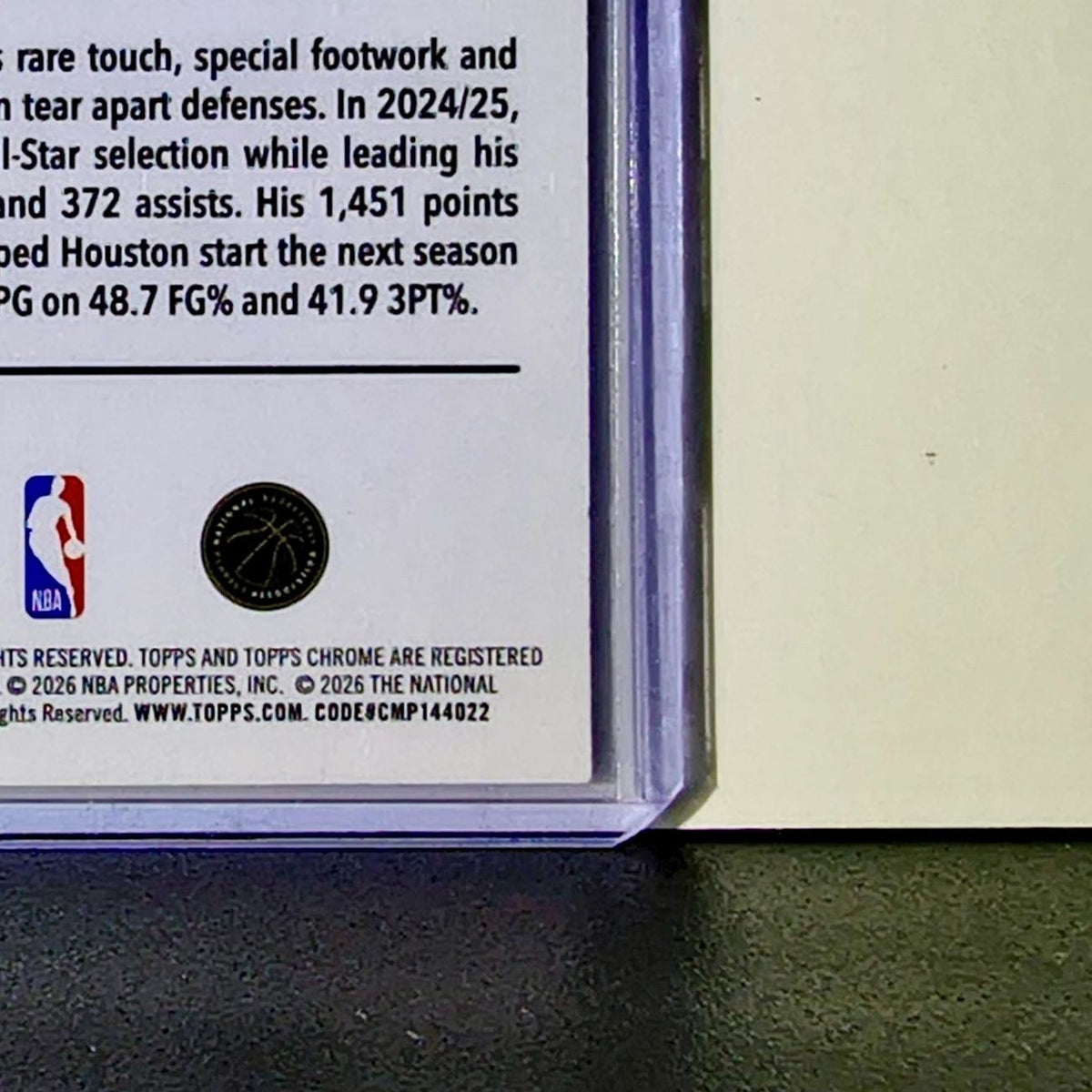 Alperen Sengun 2025-26 NBA Topps Chrome Update X-Fractor #38 Card Rockets