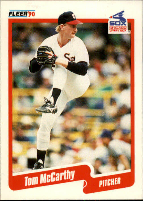 1990 Tom McCarthy Fleer Baseball Card #541