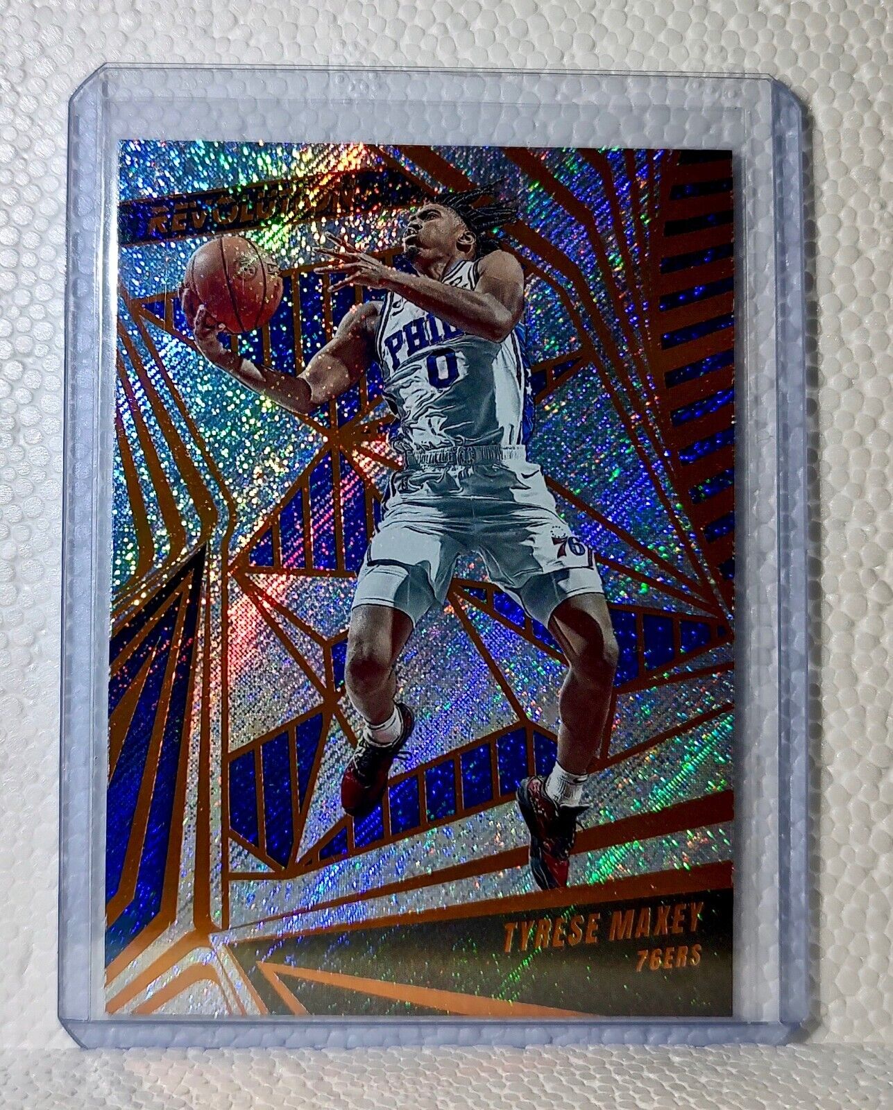 Tyrese Maxey 2023-24 Panini NBA 66 Revolution Basketball Card Philadelphia 76ers