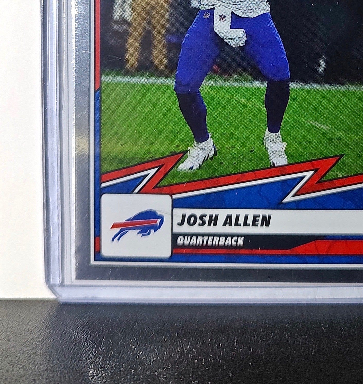 Josh Allen 2025 Panini NFL #10 Foil Sticker Card Buffalo Bills
