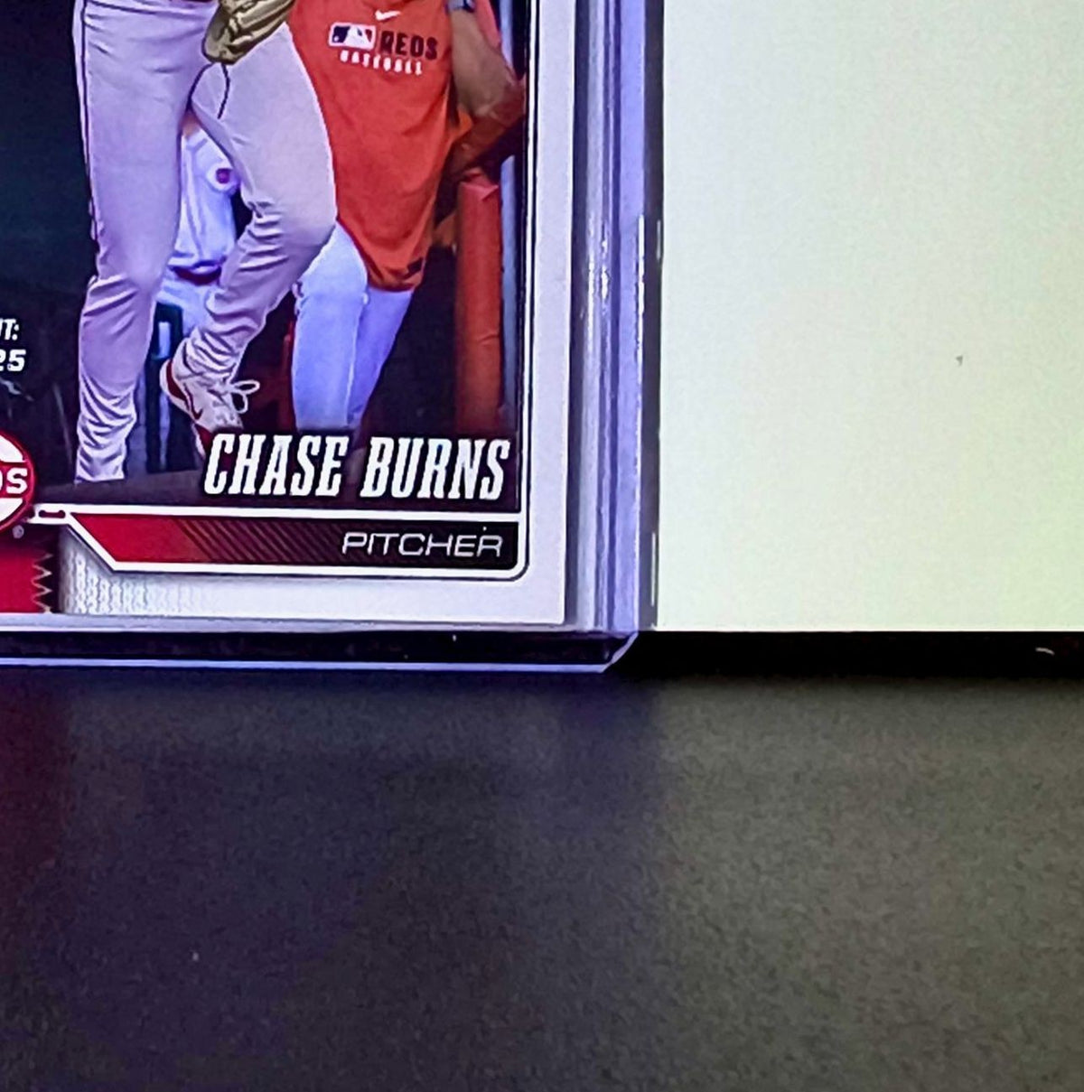 Chase Burns Rookie 2026 Topps Update MLB #US145 Card Cincinnati Reds