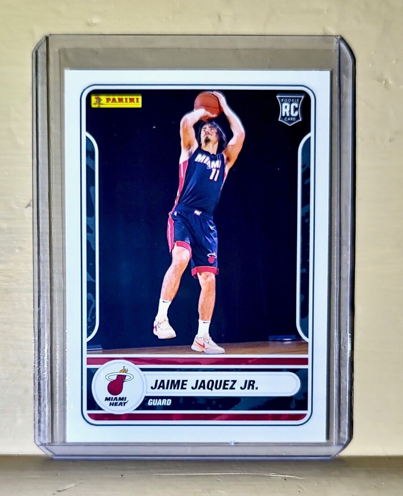 Jaime Jaquez Jr. 2023-24 Panini NBA Basketball #87 Rookie Card Miami Heat