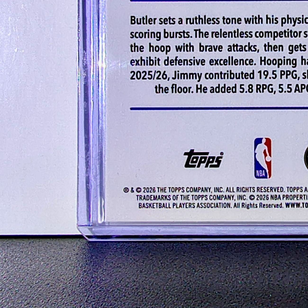 Jimmy Butler III 2025-26 NBA Topps Chrome Update #15 Card Golden State Warriors