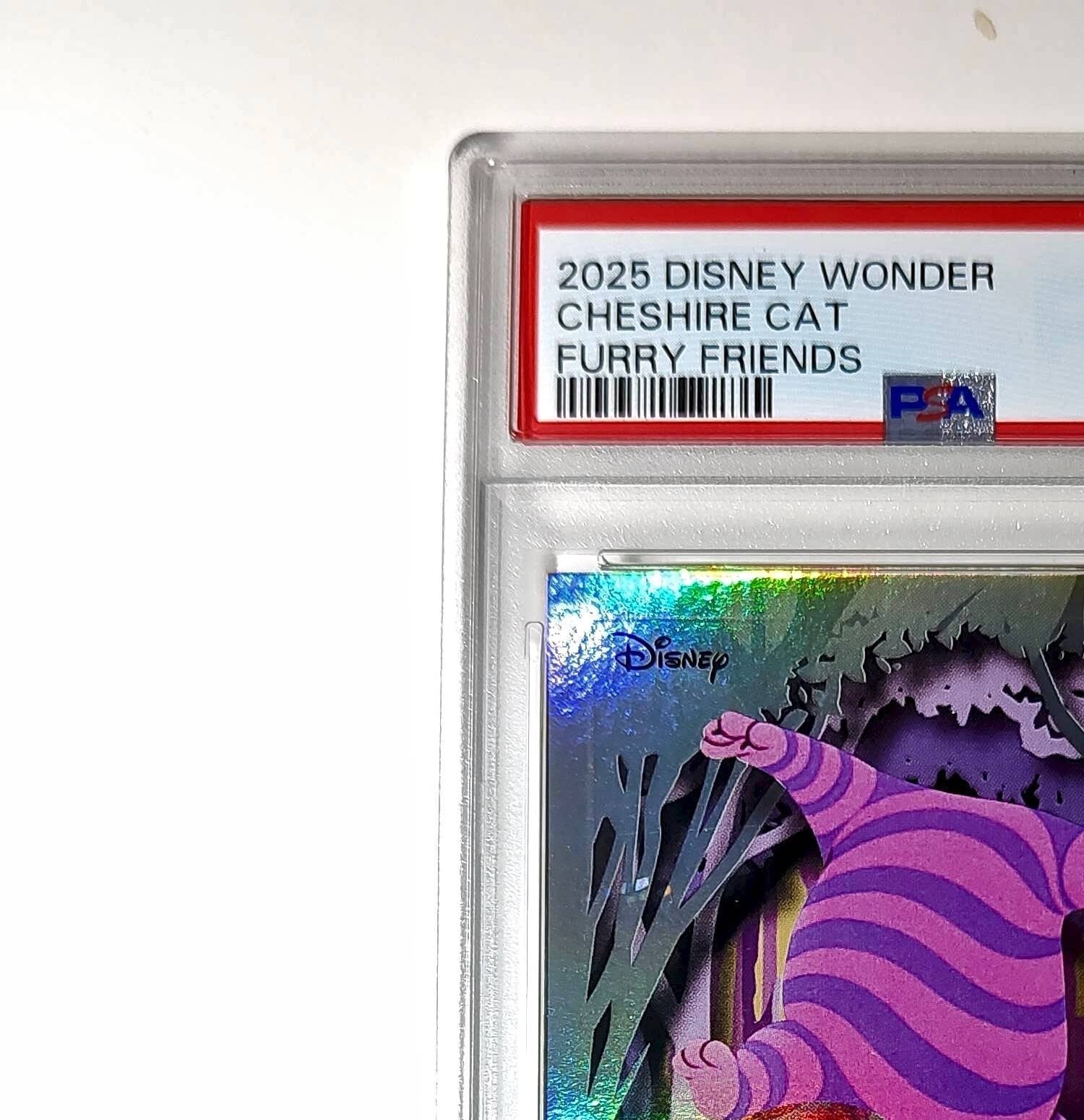 Cheshire Cat 2025 Topps Disney #FF-6 Furry Friends Card PSA 9 MT