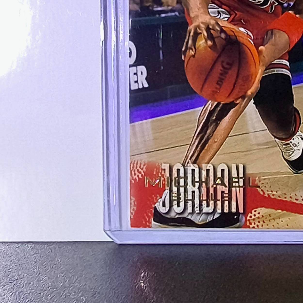 Michael Jordan 1996-97 Fleer #13 Basketball Card Chicago Bulls