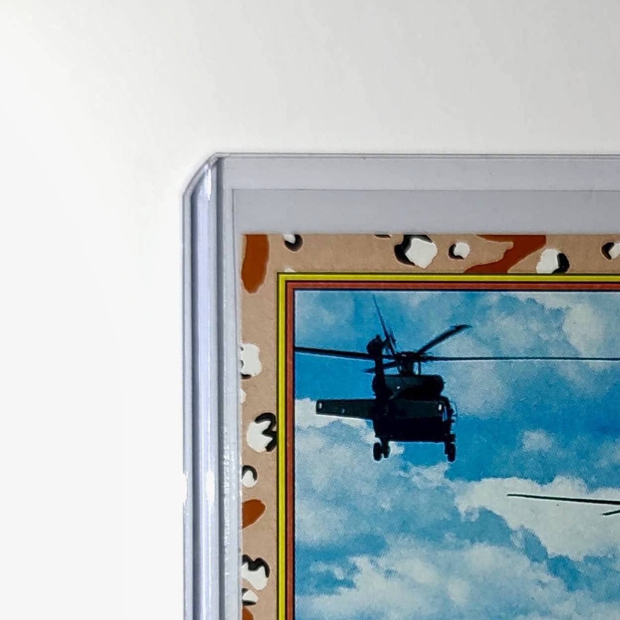 Helicopter Formation 1991 Topps Desert Storm #15 Card