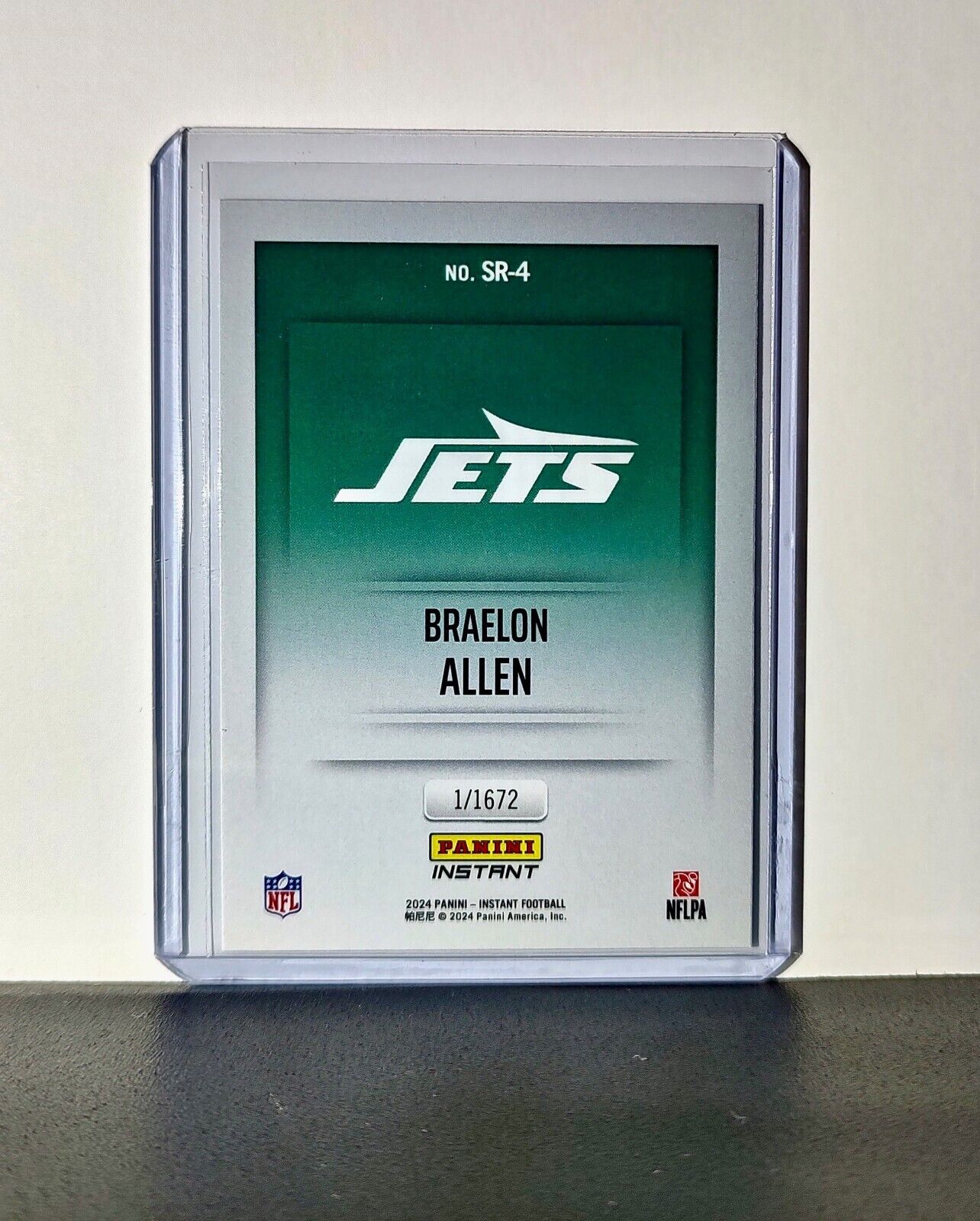 Braelon Allen 2024 Panini NFL Studio Rookies #4 Card New York Jets 1/1672