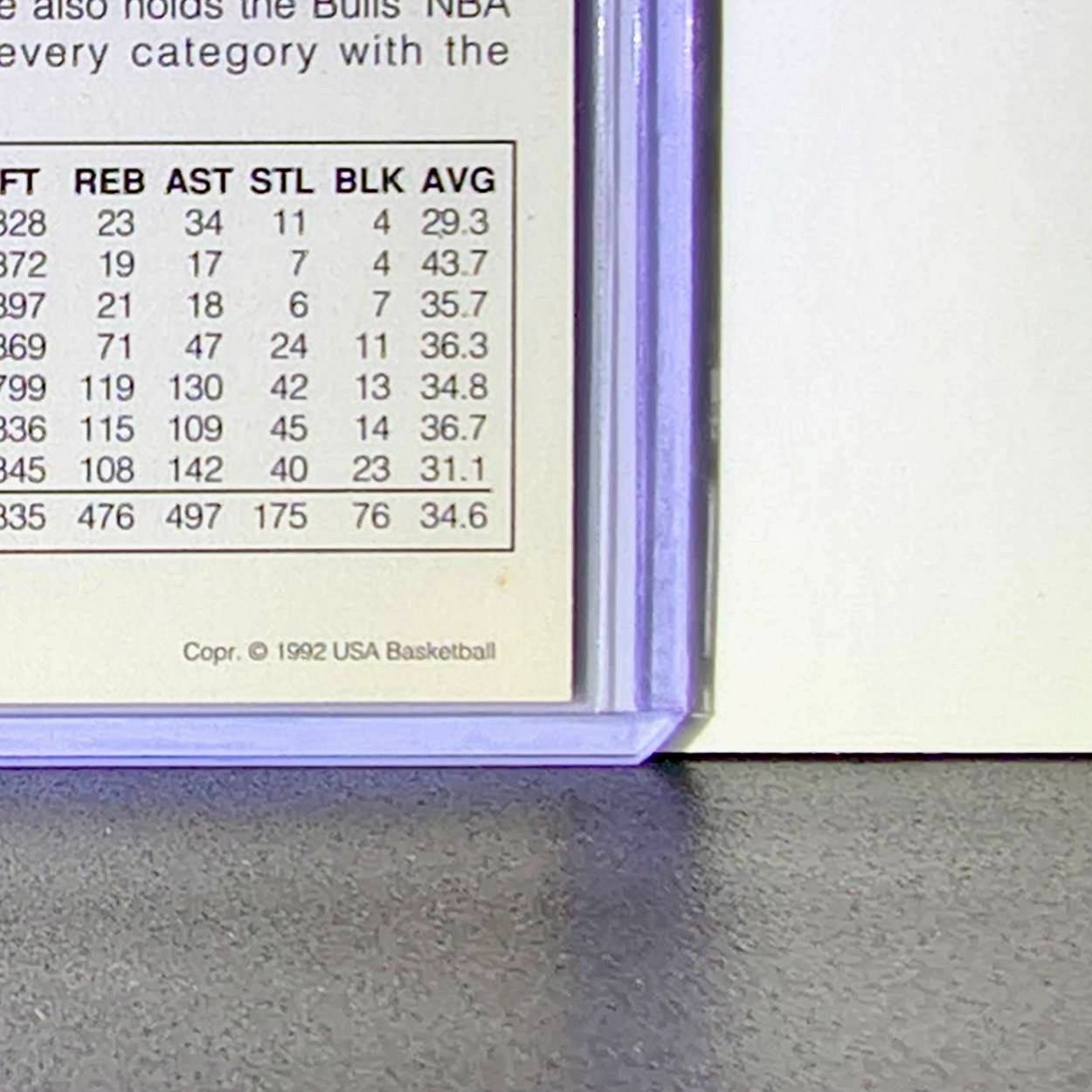 Michael Jordan 1992-93 Skybox USA Basketball #42 Basketball Card Chicago Bulls