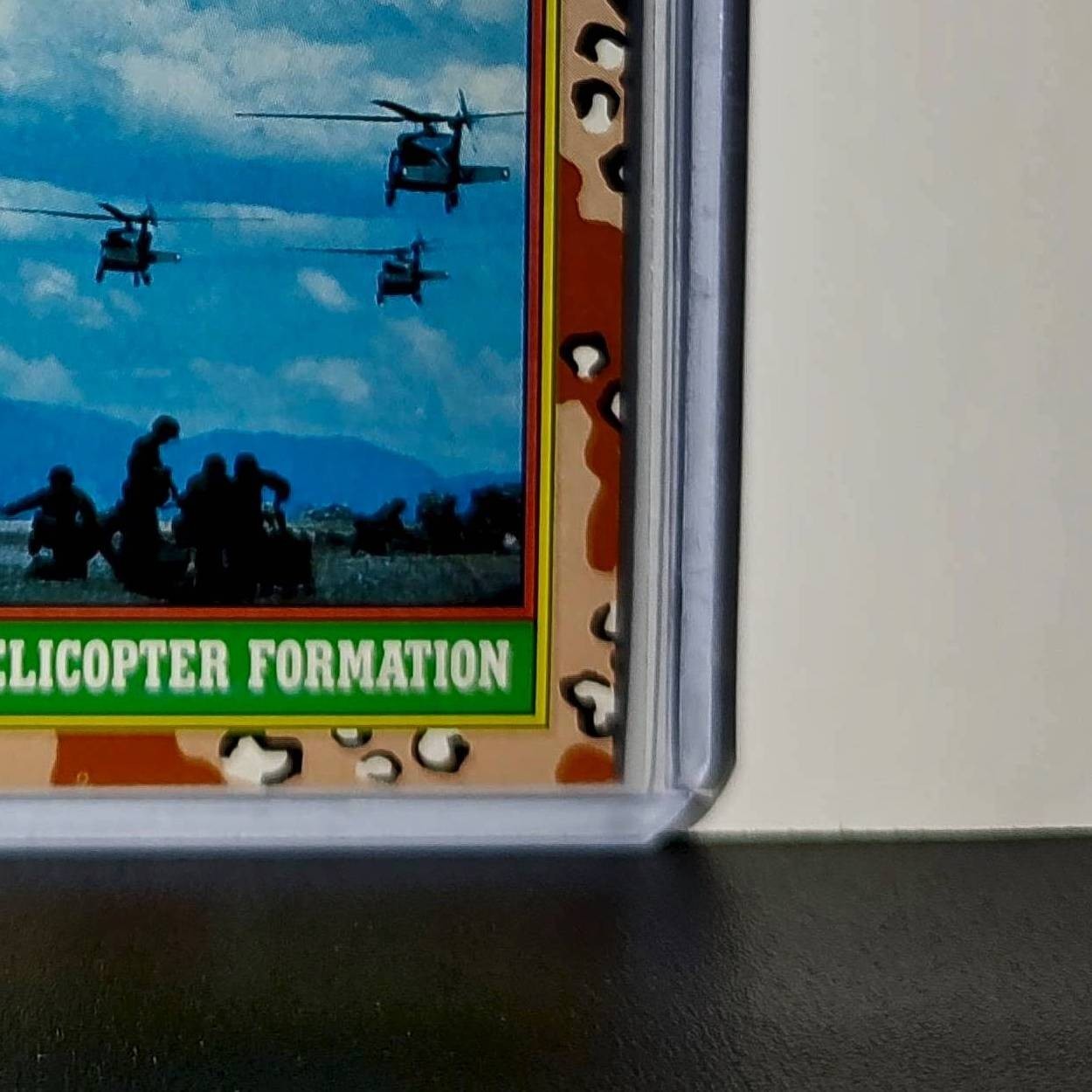 Helicopter Formation 1991 Topps Desert Storm #15 Card