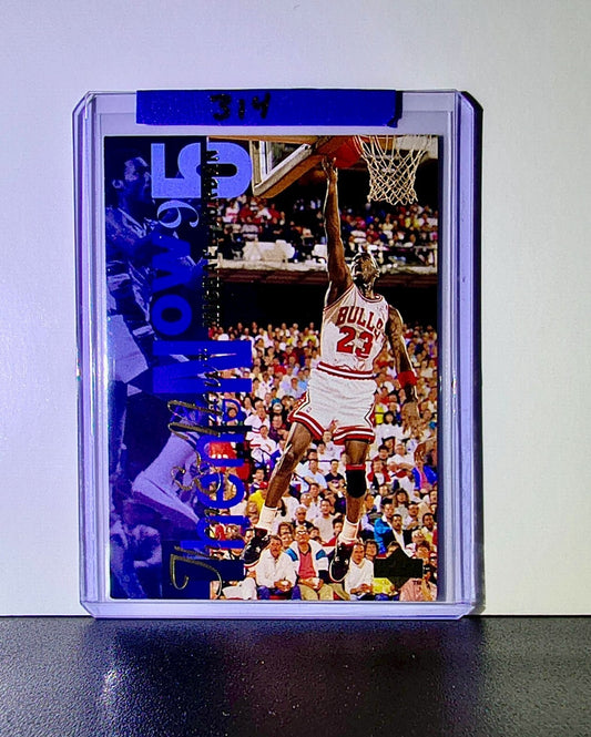 Michael Jordan 1994-95 Upper Deck Then & Now #359 Basketball Card Chicago Bulls