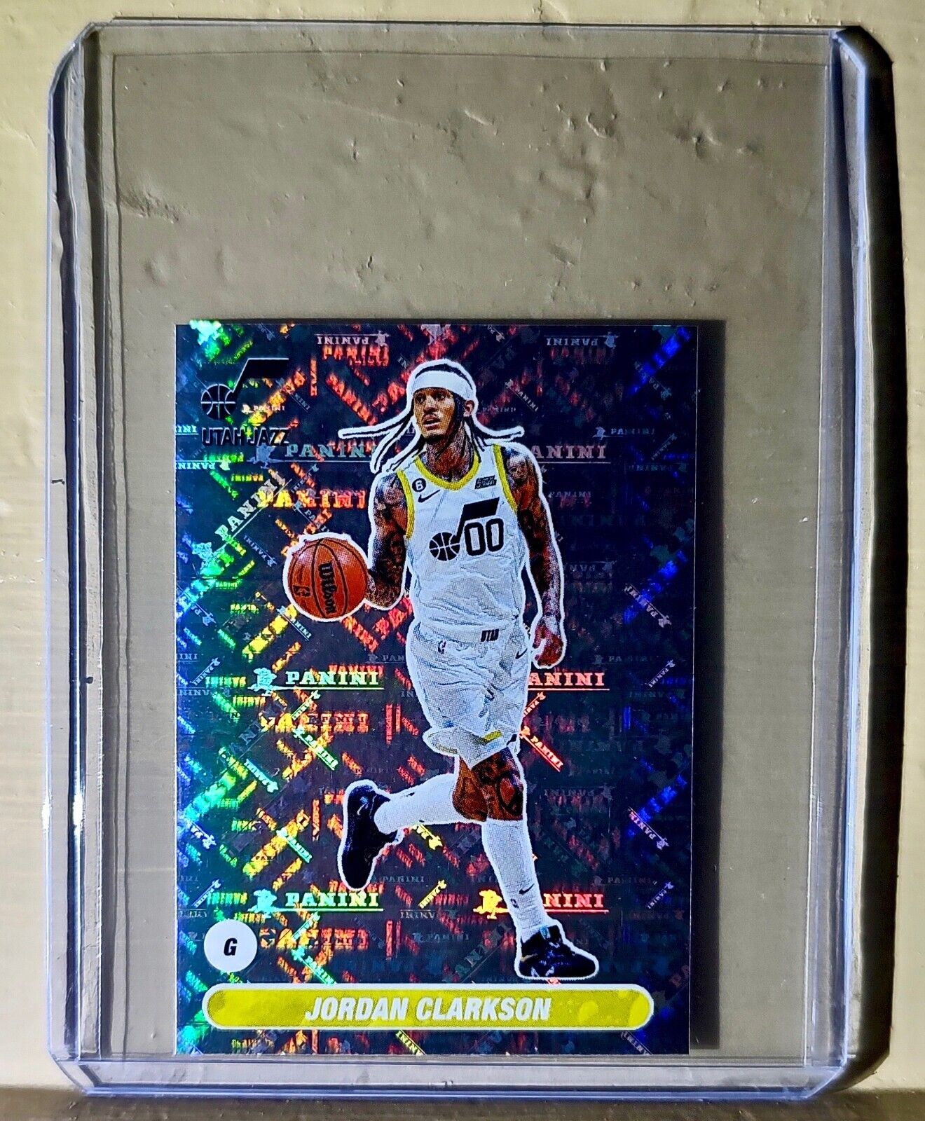 2023-24 Jordan Clarkson Panini NBA Basketball #476 Sticker Utah Jazz