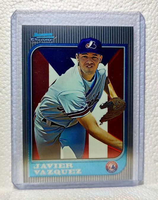 Javier Vazquez 1997 Topps Bowman Chrome MLB #256 Baseball Card Montreal Expos