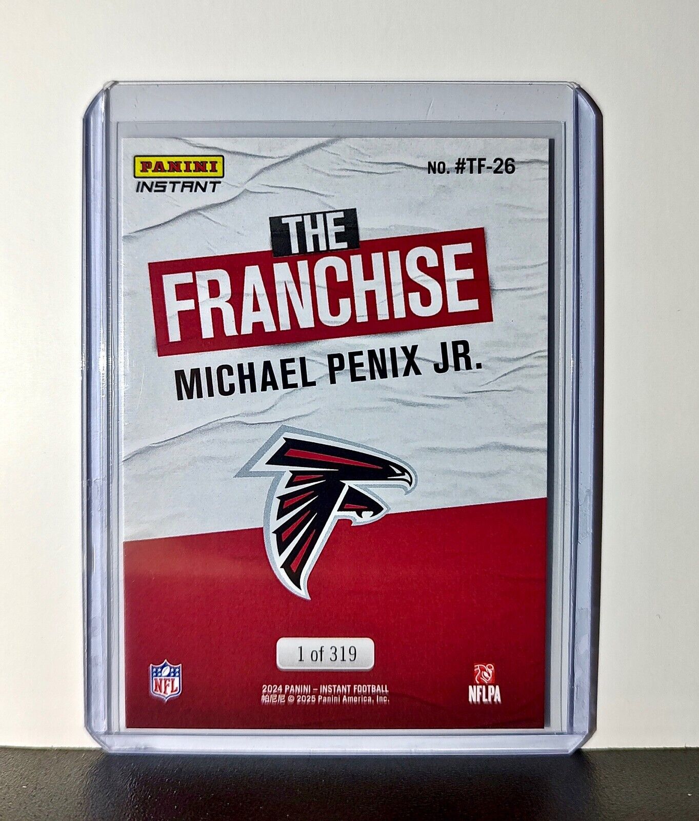 Michael Penix Jr. Rookie 2024 Panini The Franchise NFL #26 Falcons 1 of 319