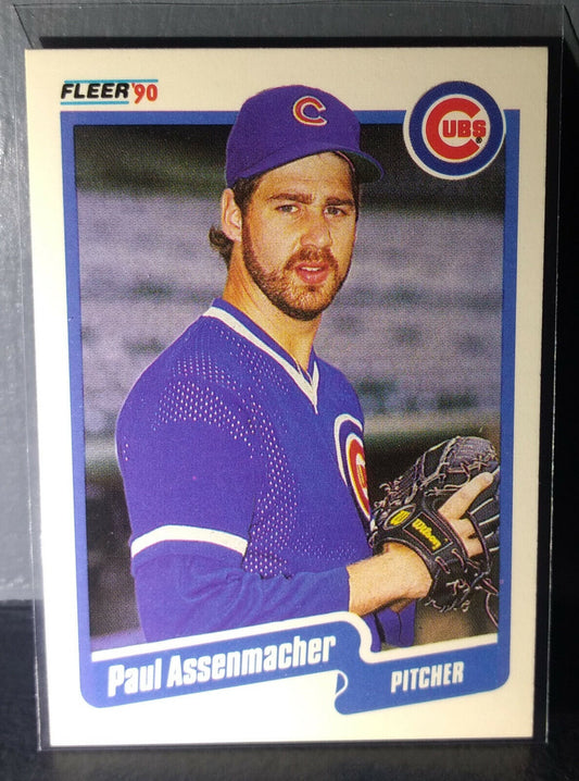 1990 Paul Assenmacher Fleer Baseball Card #25