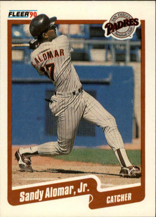 1990 Sandy Alomar Jr. Fleer Baseball Card #150