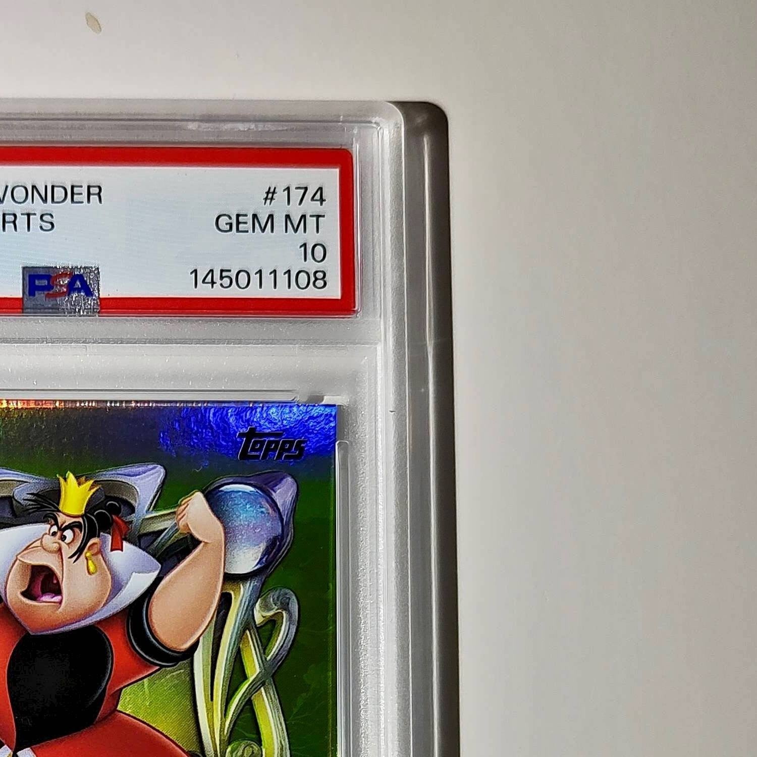 Queen of Hearts 2025 Topps Disney Wonder #174 Card Alice in Wonderland PSA 10